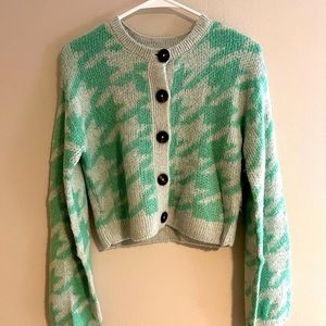 Wild Fable Patterned Button Cardigan